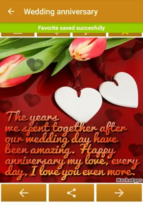 Anniversary Wishes android App screenshot 11